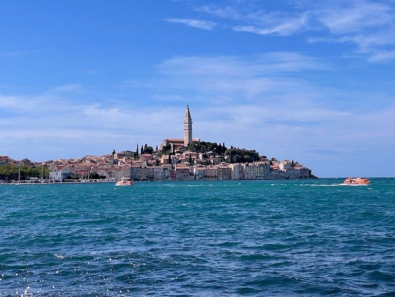 Blick auf Rovinj - Kroatien