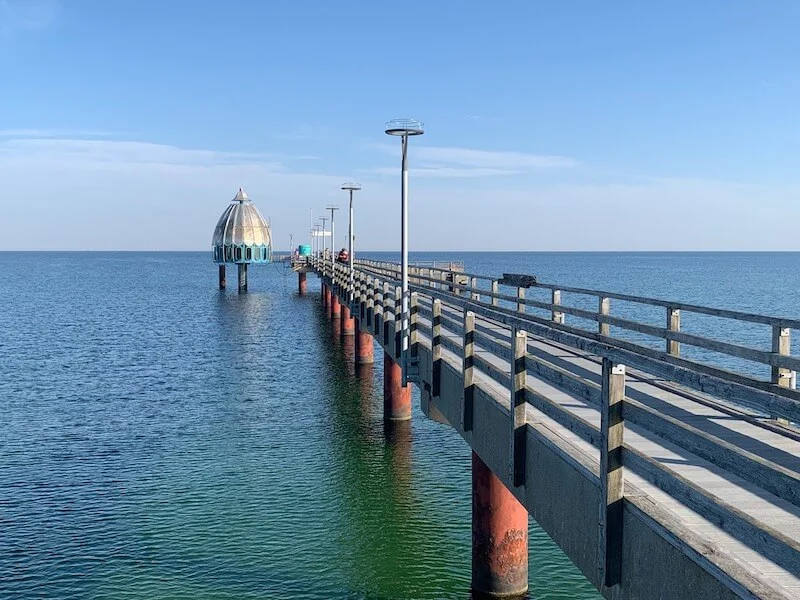 Seebrücke Zingst an der Ostseeküste