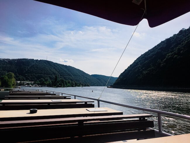 Bootsfahrt auf der Mosel