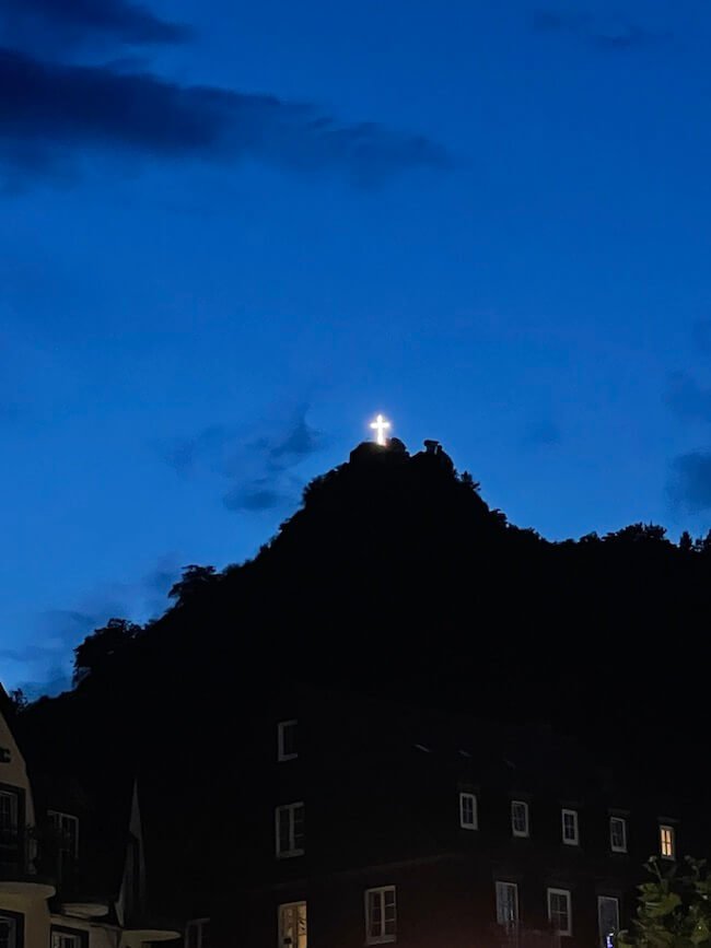Pinnerkreuz am Abend