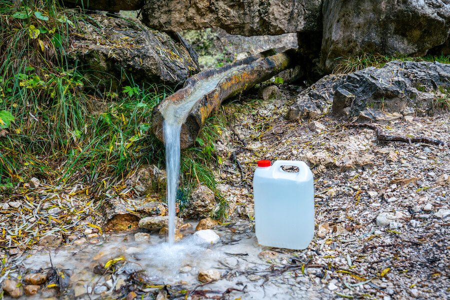 Wasserkanister für Camping